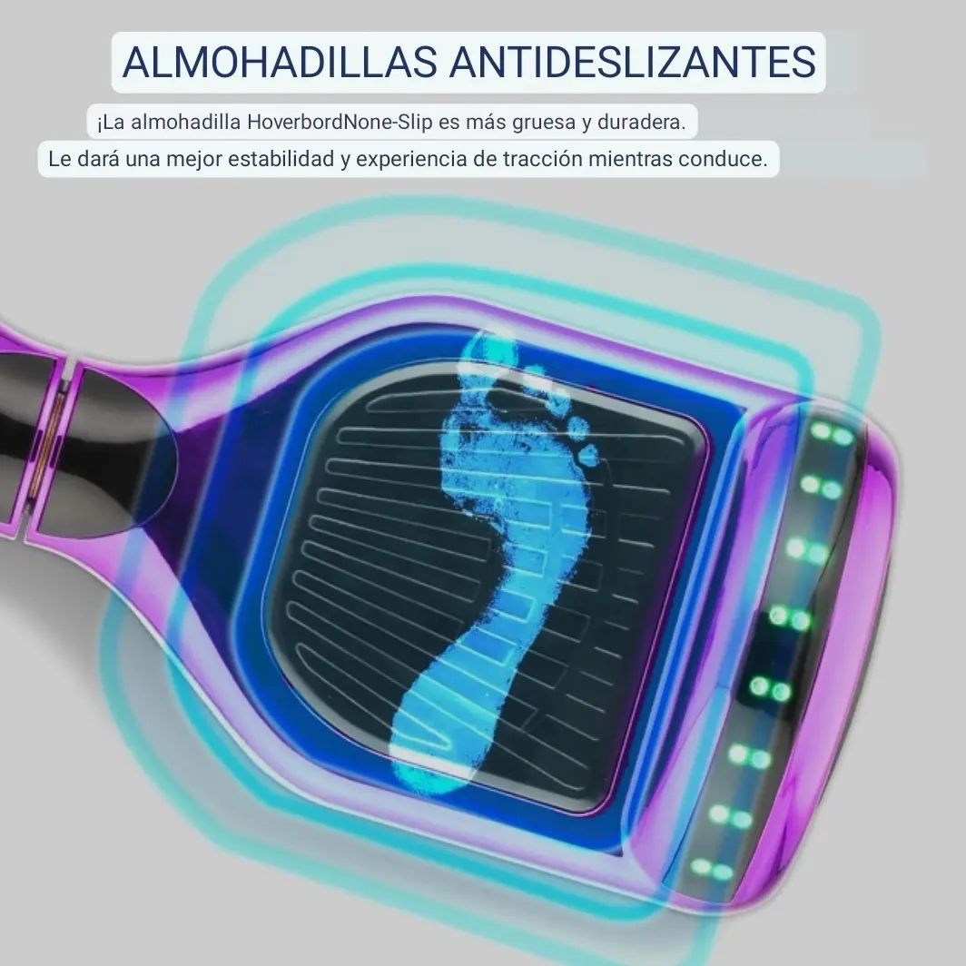 🚀🌈 Patineta Eléctrica RGB – Scooter Smart