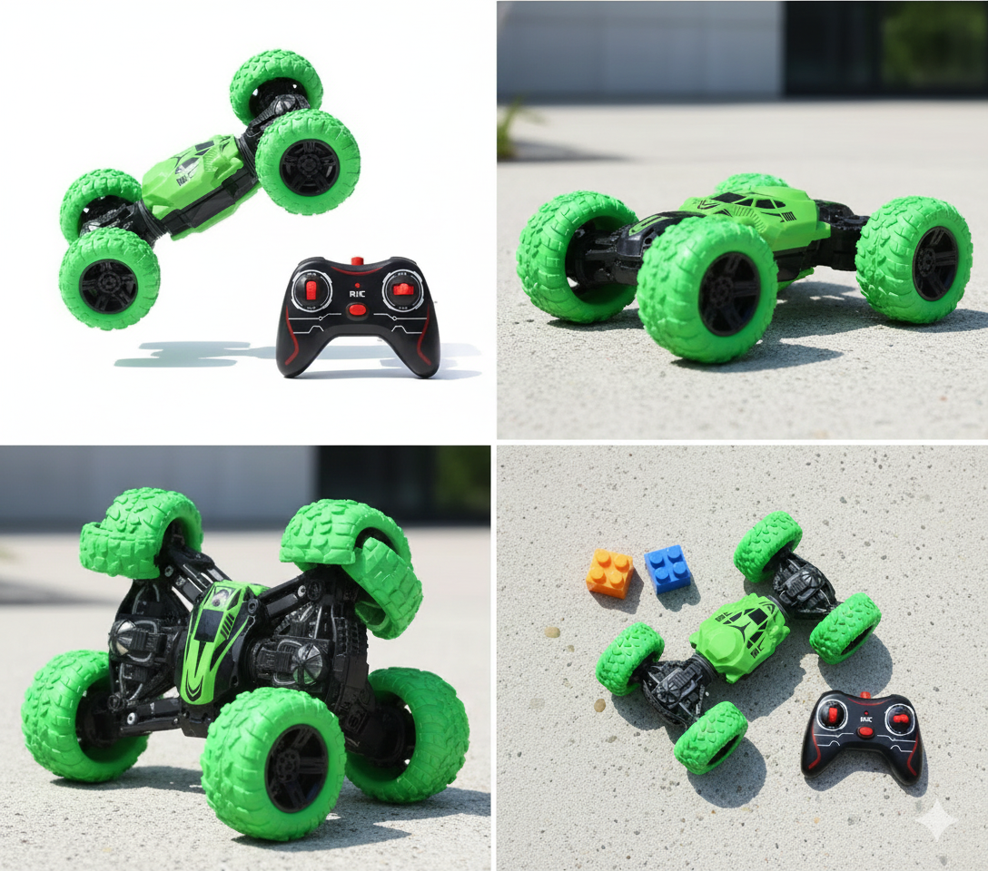 🚗💥 Juguete Carro Acrobático Todo Terreno