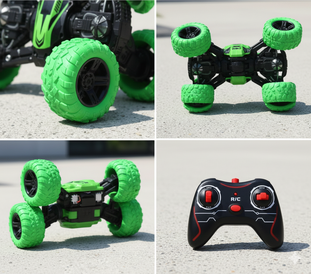 🚗💥 Juguete Carro Acrobático Todo Terreno