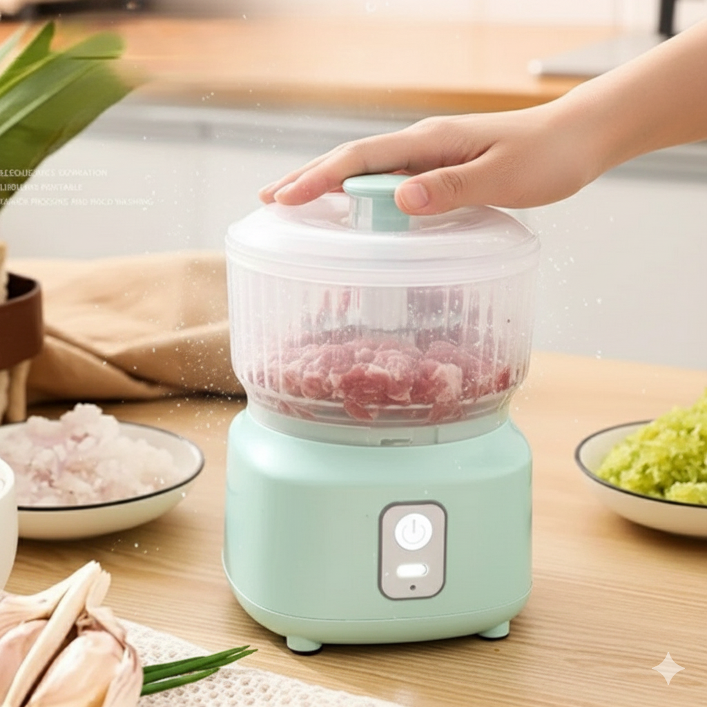 🔪⚡ MINI PICA TODO RECARGABLE – POTENCIA Y COMODIDAD EN LA PALMA DE TU MANO