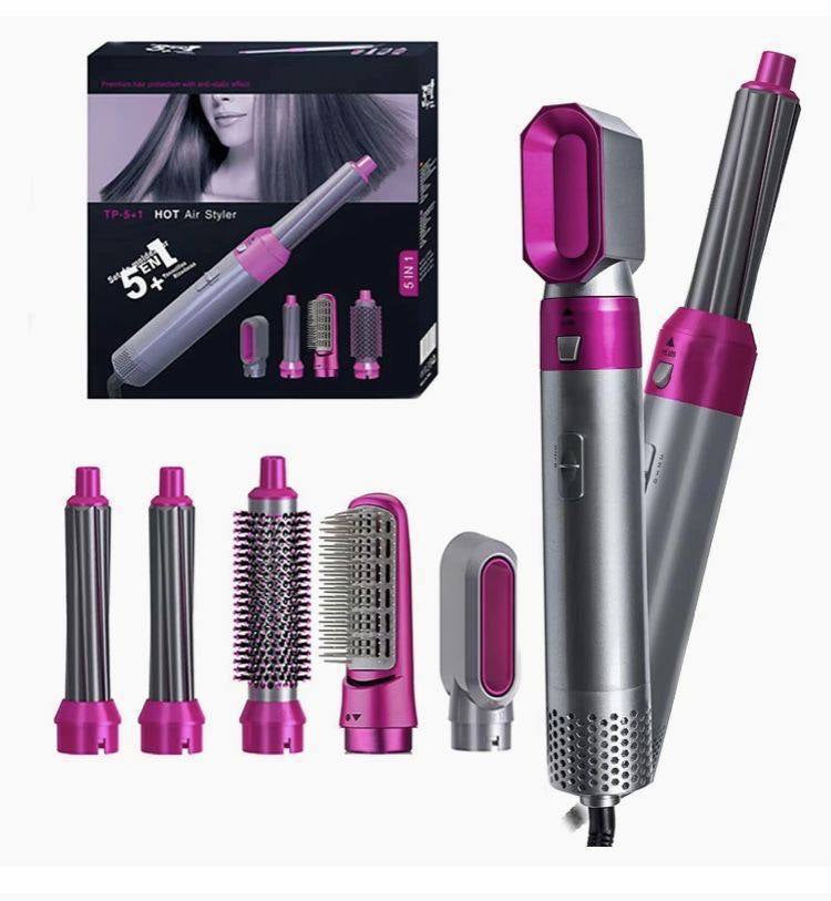 💇‍♀️✨ Cepillo Secador 5 en 1 – Cabello Perfecto en Minutos