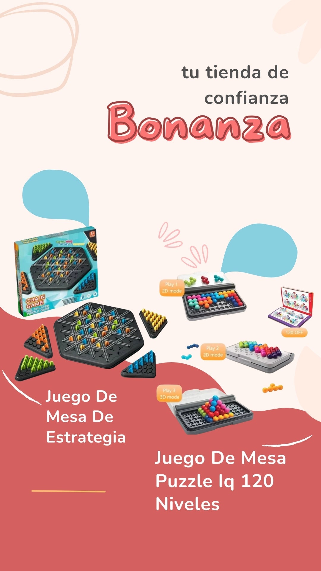 🎲🧠 Juego de Mesa de Estrategia mas un PUZZLE IQ – Juego de Mesa con 120 Niveles🧩🧠