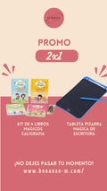 ✏️📱 TABLETA PIZARRA MÁGICA DE ESCRITURA MAS ✍️📘 KIT DE 4 LIBROS MÁGICOS DE CALIGRAFÍA
